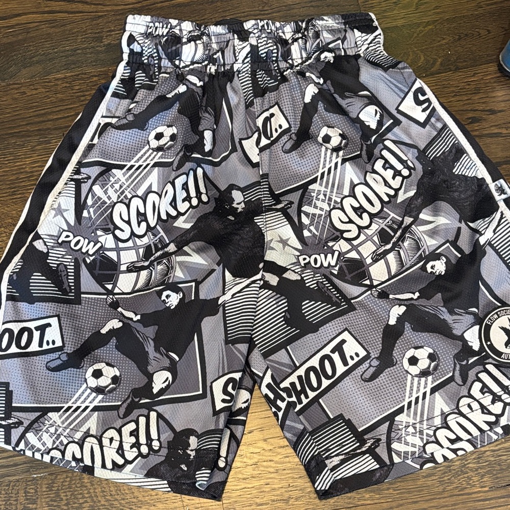 Soccer flow society shorts like new